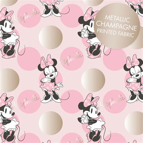 minnie mouse metallic fabric|minnie mouse material for sewing.